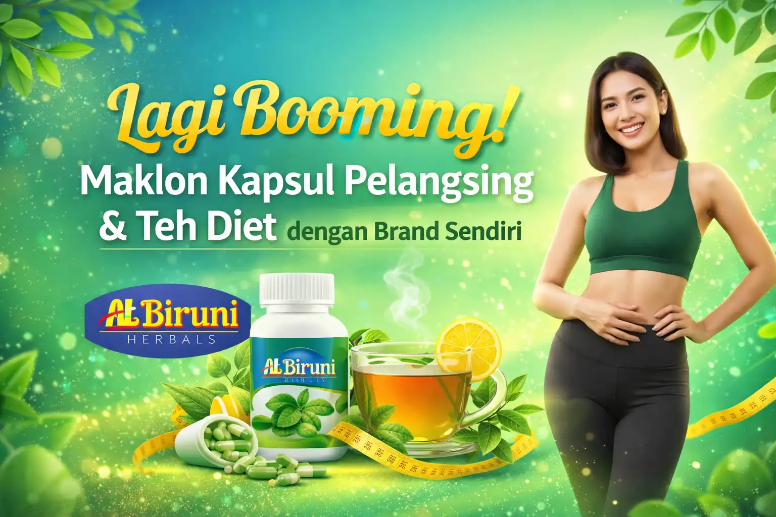 Lagi Booming! Peluang Emas Maklon Kapsul Pelangsing & Teh Diet dengan Brand Sendiri